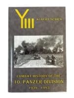 WW2 German Combat History of the 10 Panzer Division 1939 to 1943 New Hardcover Reference Book