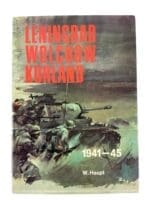 WW2 German Leningrad Wolchow Kurland GERMAN TEXT Used Hardcover Reference Book