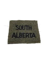 WW2 Canadian South Alberta Regiment Battle Dress Slip On Single