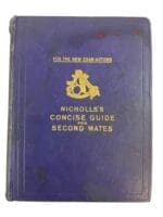 British Nicholls's Concise Guide for Second Mates Hardcover Reference Book