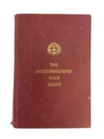 WW2 Canadian The Westminsters' War Diary Used Hardcover Reference Book
