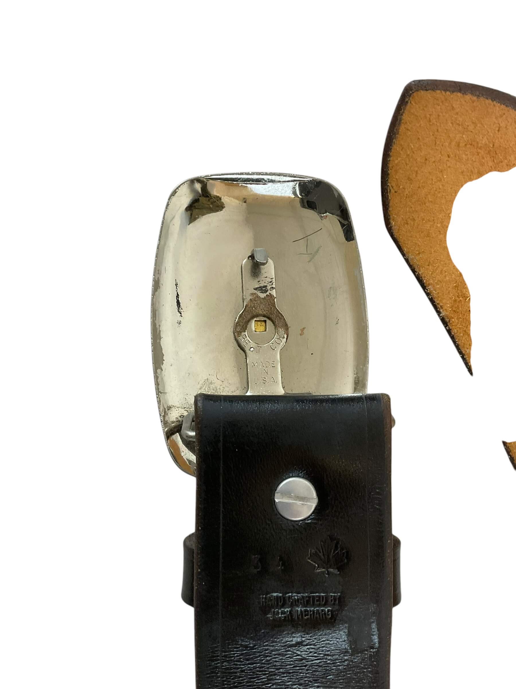 Canadian Toronto Police Dress Belt with Buckle Named and Numbered Canadian Toronto Police Dress Belt with Buckle Named and Numbered