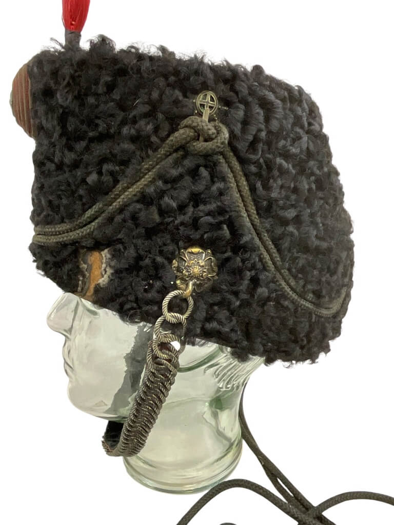 Canadian Winnipeg Rifles Officers Astrakhan Busby Hobsons with Cap Cords Canadian Winnipeg Rifles Officers Astrakhan Busby Hobsons with Cap Cords