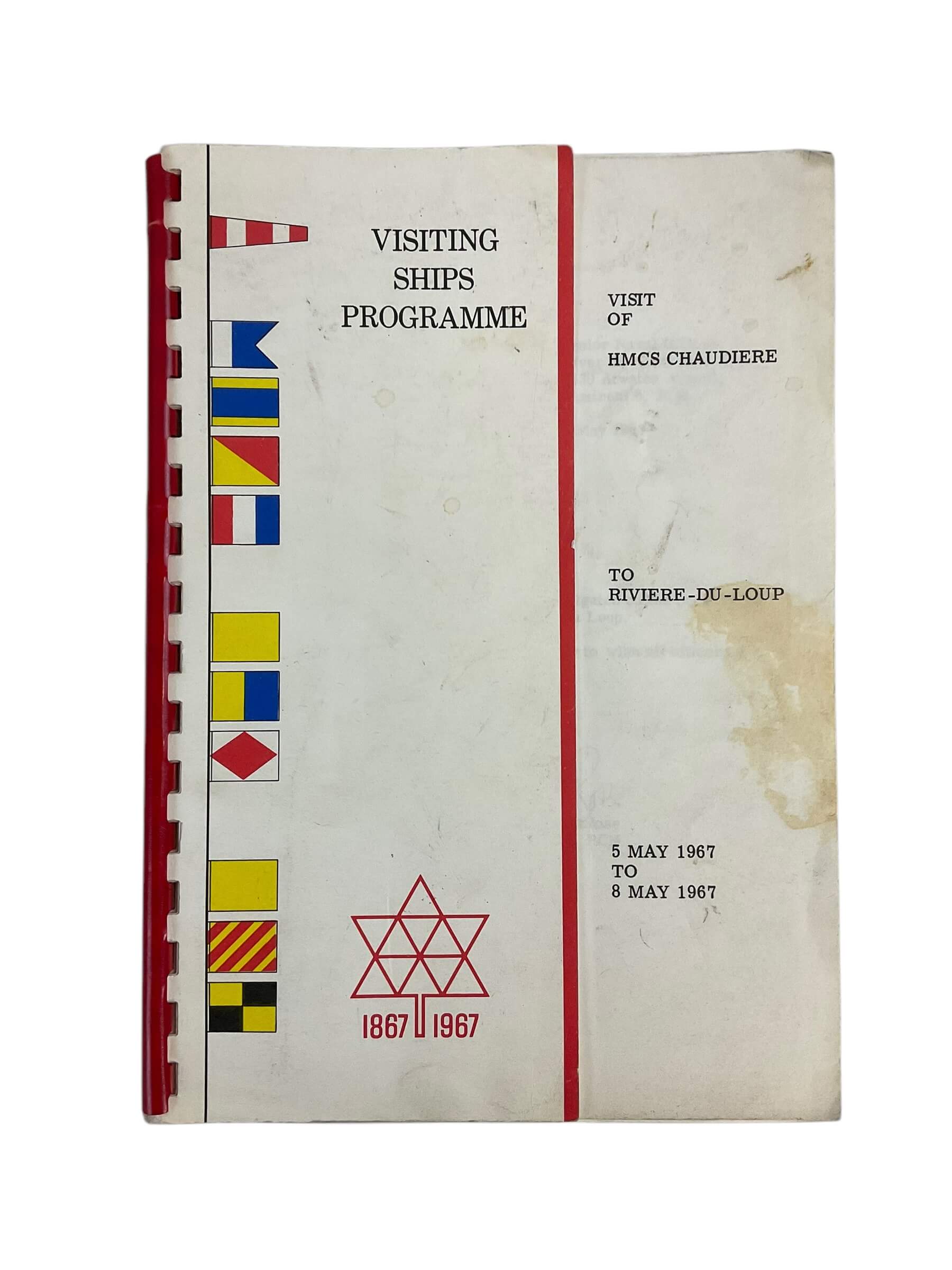 Canadian Visiting Ships Programme HMCS Chaudière Riviere Du Loupe Reference Book Canadian Visiting Ships Programme HMCS Chaudière Riviere Du Loupe Reference Book