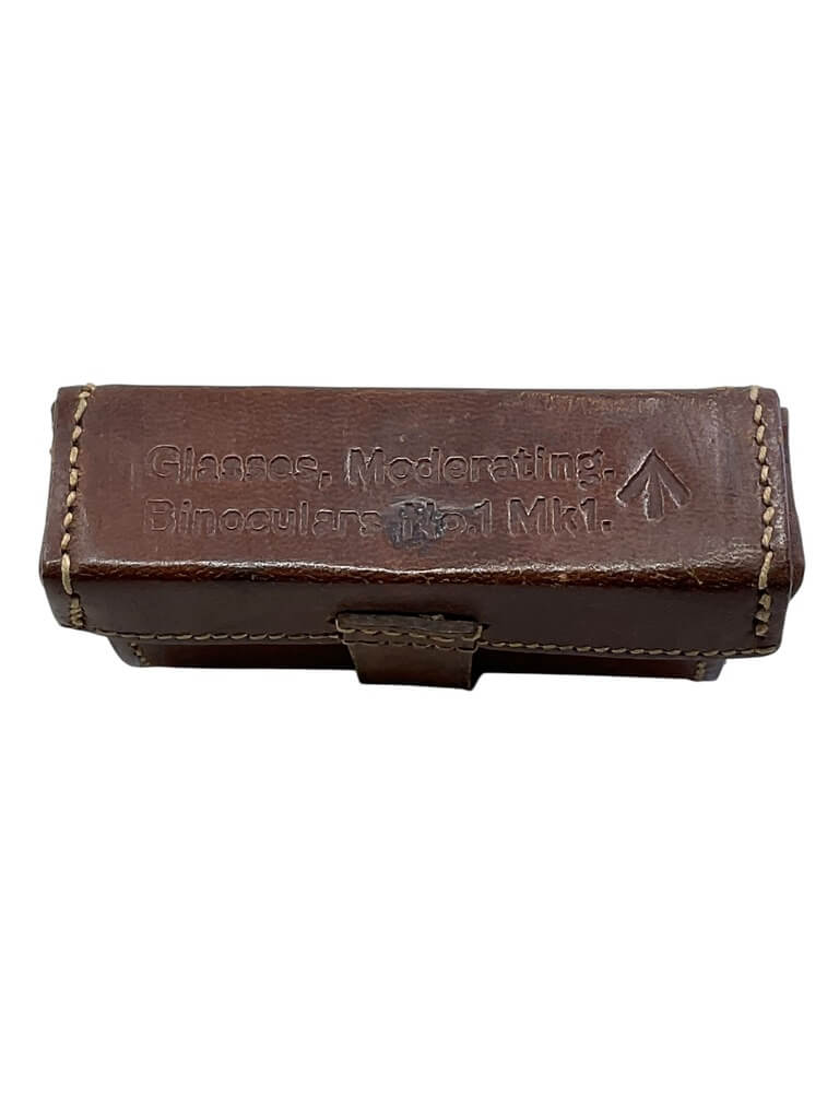 WW2 British Binoculars No 1 Mk1 Moderating Glasses In Leather Case WW2 British Binoculars No 1 Mk1 Moderating Glasses In Leather Case