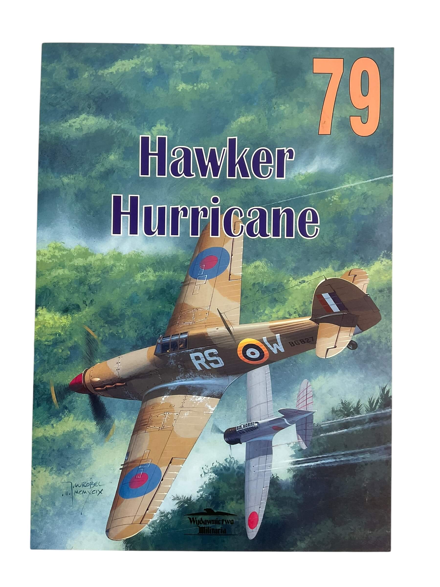 WW2 British RAF Hawker Hurricane Polish Text Reference Book WW2 British RAF Hawker Hurricane Polish Text Reference Book