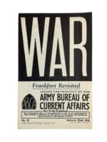 WW2 Canadian WAR no 62 Frankfurt Revisited Reference Book