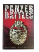 WW2 German Panzer Battles Major-General F.W. von Mellenthin Used Hardcover Reference Book