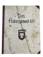 WW2 German The Flakregiment 100 GERMAN TEXT Used Hardcover Reference Book