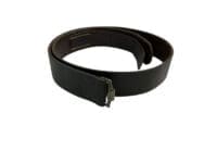 WW2 German Army Black Leather Equipment Belt Dated 1943 Large Size 105cm