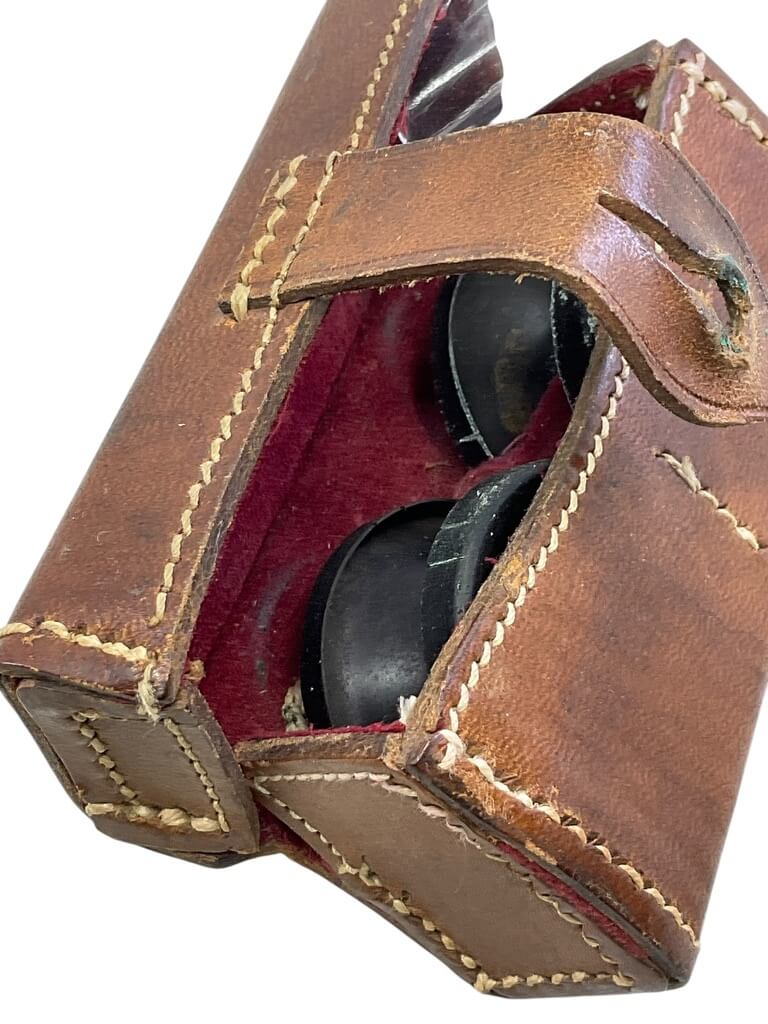 WW2 British Binoculars No 1 Mk1 Moderating Glasses In Leather Case WW2 British Binoculars No 1 Mk1 Moderating Glasses In Leather Case