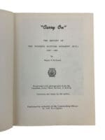 WW2 Canadian Toronto Scottish Carry On Used Hardcover Reference Book