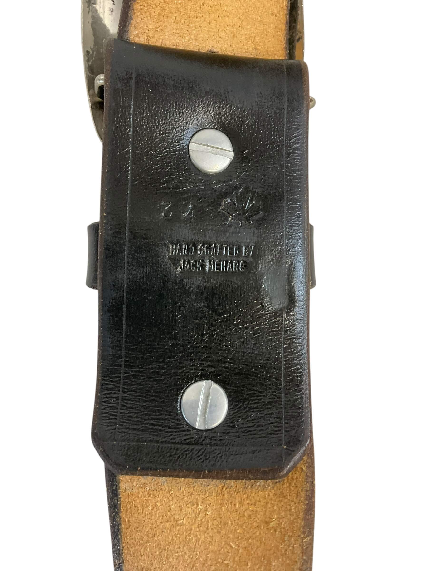 Canadian Toronto Police Dress Belt with Buckle Named and Numbered Canadian Toronto Police Dress Belt with Buckle Named and Numbered