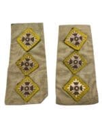 WW2 Canadian Armoured Corps Captain's Slip-On Rank Pair