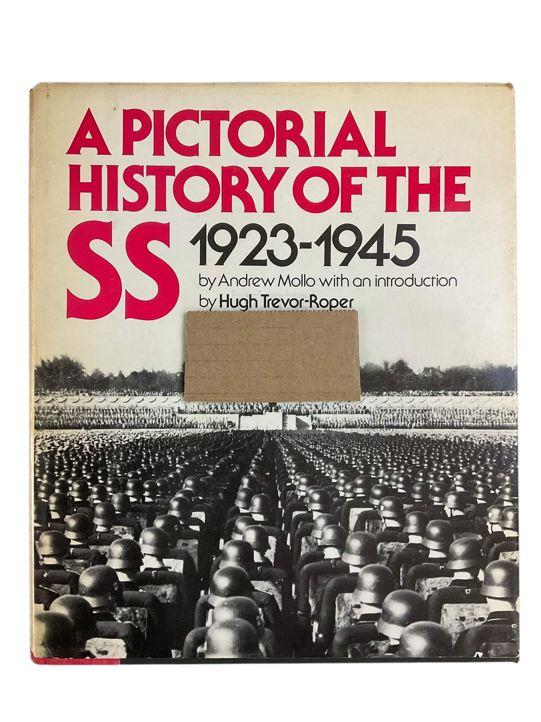 WW2 German A Pictorial History of the SS 1923 to 1945 Used Hardcover Reference Book WW2 German A Pictorial History of the SS 1923 to 1945 Used Hardcover Reference Book