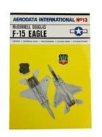 US USAF F-15 Eagle Mcdonnell Douglas Aerodata 13 Soft Cover Reference Book