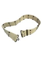 WW2 US Army Military Police MP White Dress Web Pistol Belt