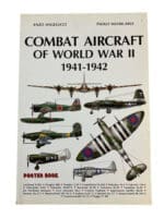 WW2 US British German Combat Aircraft of World War 2 1941 to 1942 Used Softcover Reference Poster Book