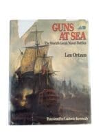 British French US German Guns at Sea Naval Battles Len Ortzen HC Reference Book