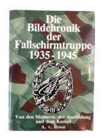 WW2 German The Pictorial Chronicle of the Fallschirmtruppe GERMAN/ENGLISH TEXT Used Hardcover Reference Book