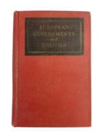 WW2 British French German European Governments and Politics HC Reference Book