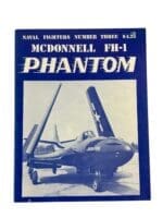 US USN Navy McDonnell FH-1 Phantom Naval Fighters No 3 Softcover Reference Book