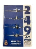 WW2 British RAF 249 Squadron at War Used Hardcover Reference Book