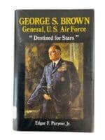 WW2 US USAAF George S. Brown General US Air Force Destined for Stars Used Hardcover Reference Book