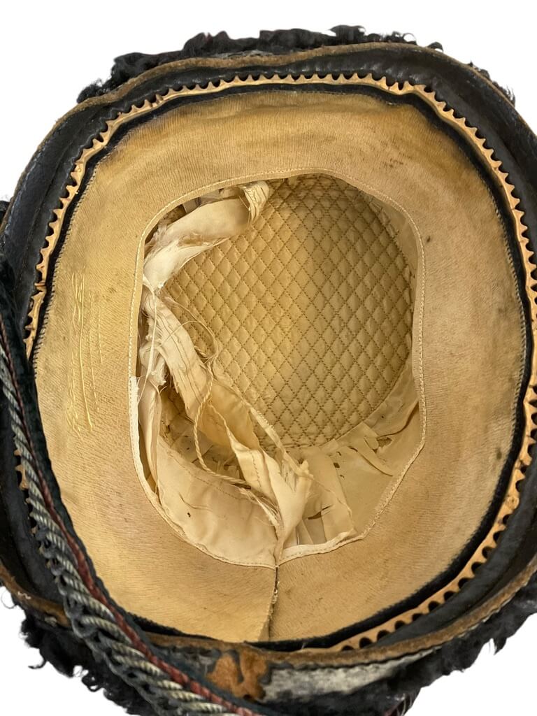 Canadian Winnipeg Rifles Officers Astrakhan Busby Hobsons with Cap Cords Canadian Winnipeg Rifles Officers Astrakhan Busby Hobsons with Cap Cords