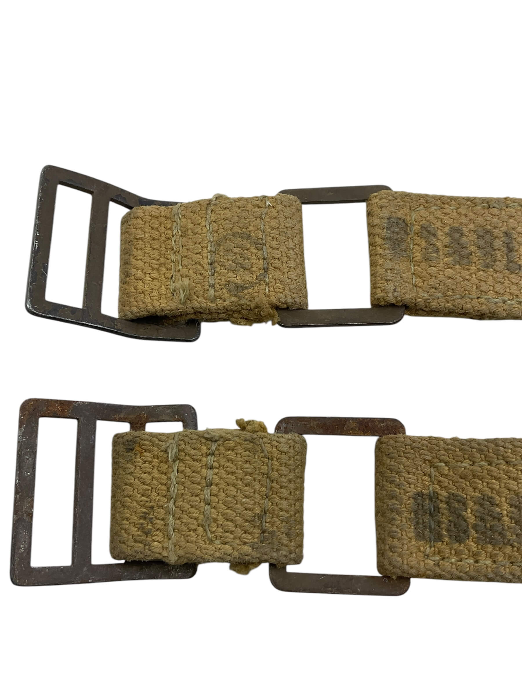 WW2 Canadian Army P37 Cheaters Brace Attachments Pair WW2 Canadian Army P37 Cheaters Brace Attachments Pair