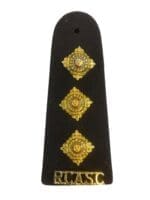 Canadian Forces RCASC Captain Patrols Shoulder Board Slip-On Single Canadian Forces RCASC Captain Patrols Shoulder Board Slip-On Single