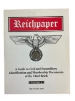 WW2 German Reichpaper Paramilitary Identification and Membership Documents Vol 2 Signed New Softcover Reference Book