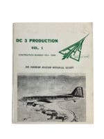 US DC3 Production Volume 1 Construction Numbers 1954 Soft Cover Reference Book