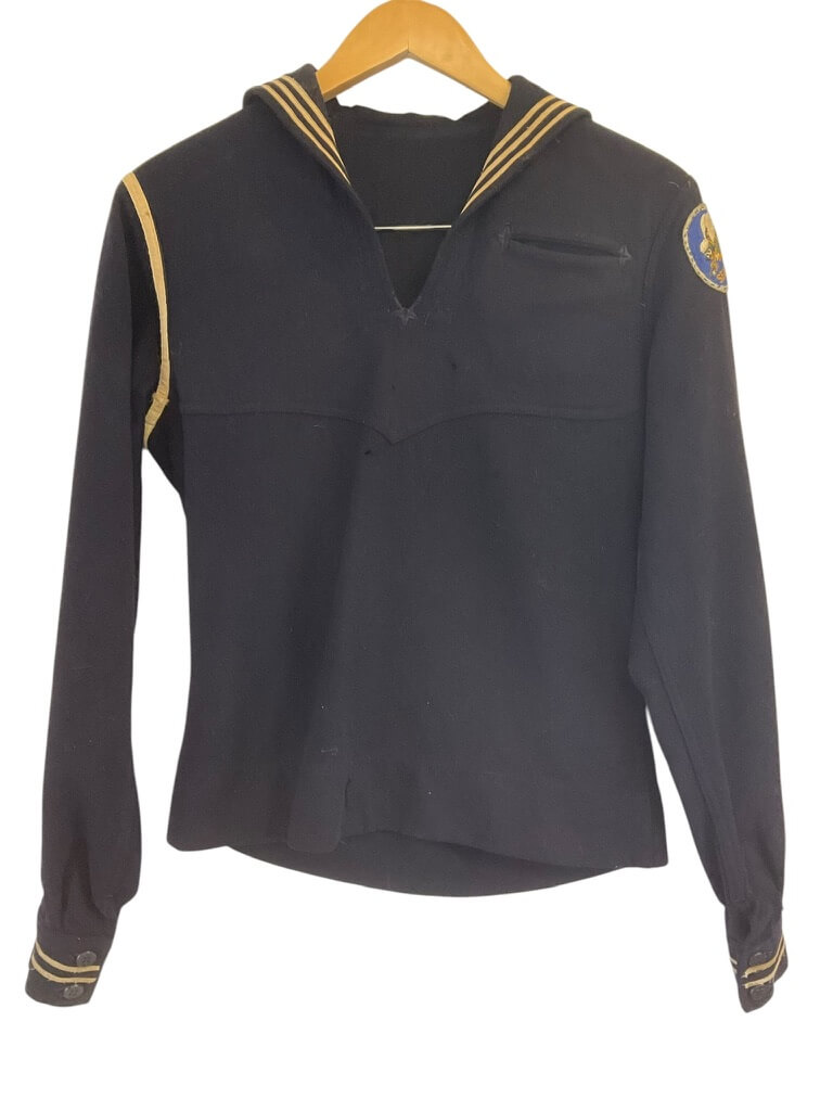 WW2 US USN Navy Seabees Jumper Blue Named WW2 US USN Navy Seabees Jumper Blue Named