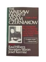 WW2 German The Warsaw Diary of Adam Czerniakow Prelude to Doom Used Softcover Reference Book