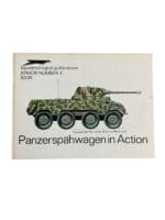 WW2 German Panzerspahwagen in Action Squadron Signal Armor No 3 Used Softcover Reference Book