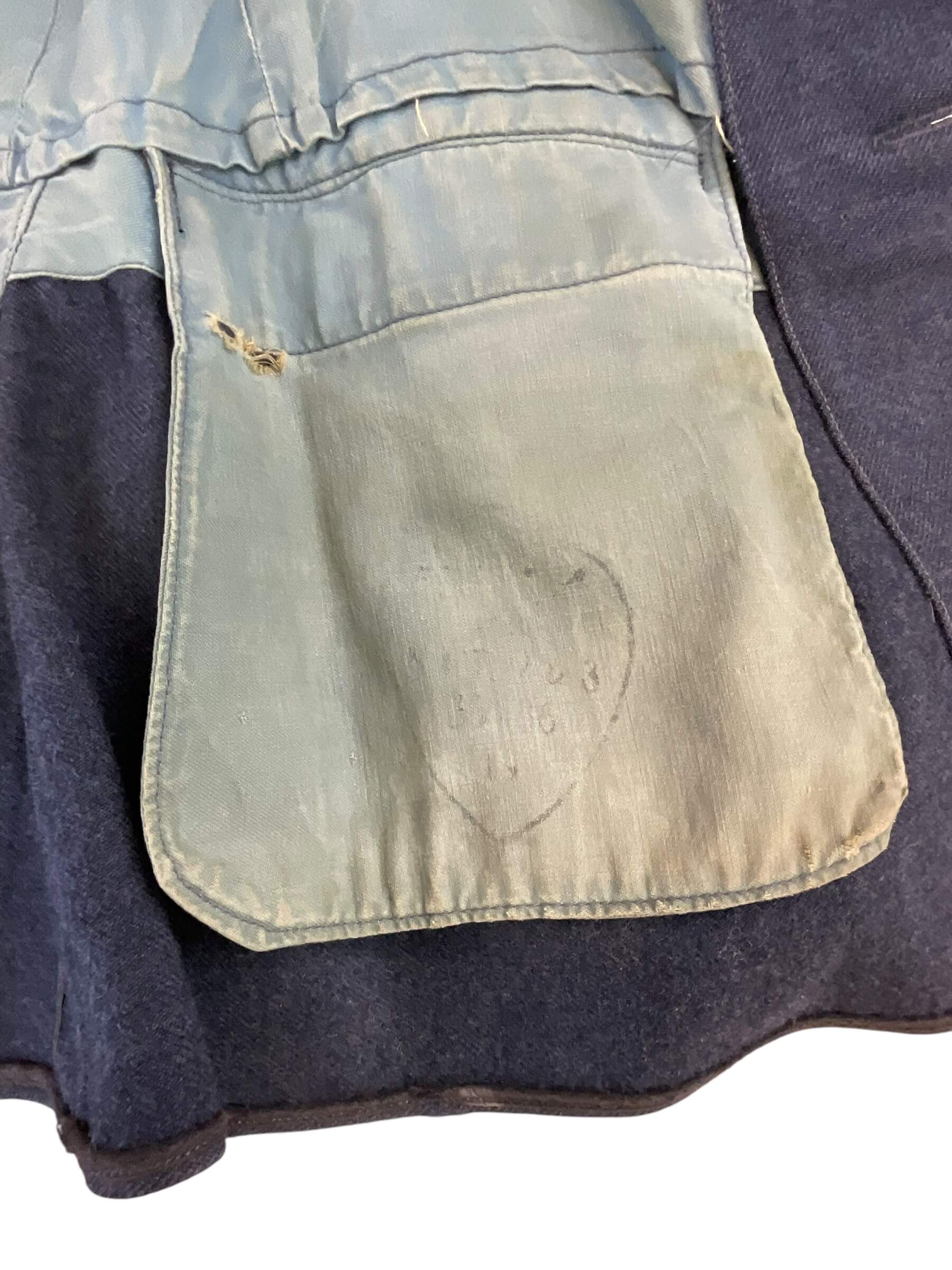 WW2 Canadian RCAF 4 Pocket Sgt Service Dress Named Bill Johnson WW2 Canadian RCAF 4 Pocket Sgt Service Dress Named Bill Johnson