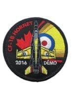 Canadian RCAF CF-18 Hornet 2016 Demo Squadron Crest Patch
