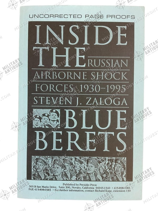 Soviet Inside the Russian Airborne Forces 1930 to 1995 Blue Berets Used ...