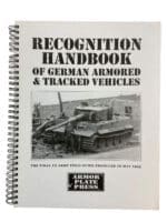 WW2 German Recognition Handbook of German Armored Vehicles Reference Book WW2 German Recognition Handbook of German Armored Vehicles Reference Book