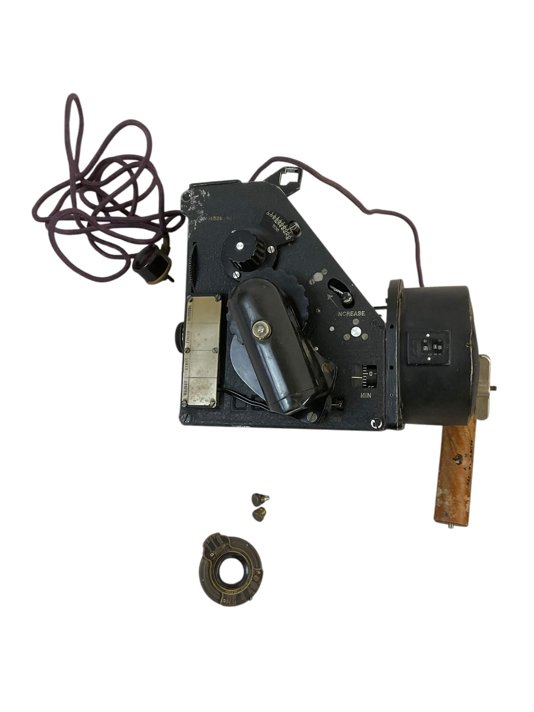 WW2 British Royal Air Force RAF Bubble Sextant Mk IX A In Case WW2 British Royal Air Force RAF Bubble Sextant Mk IX A In Case