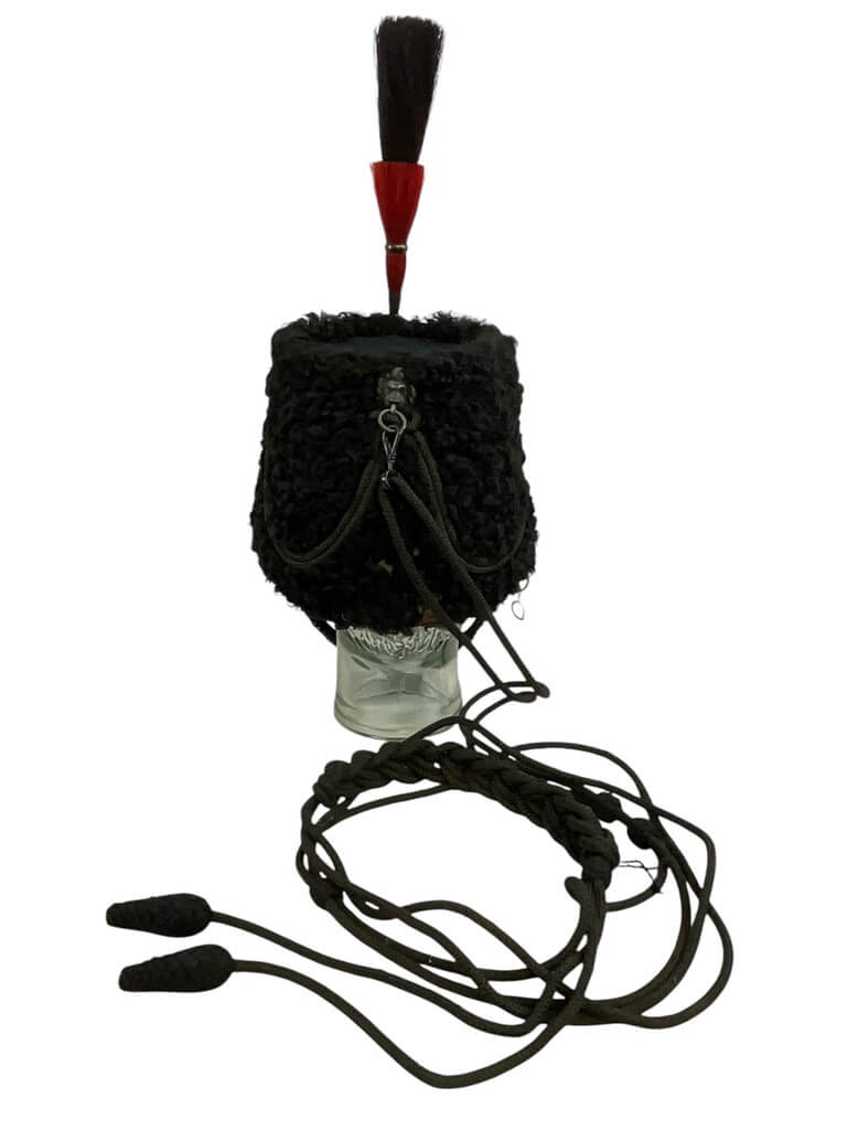 Canadian Winnipeg Rifles Officers Astrakhan Busby Hobsons with Cap Cords Canadian Winnipeg Rifles Officers Astrakhan Busby Hobsons with Cap Cords