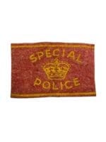 Canadian Special Police Red Armband Vintage Canadian Special Police Red Armband Vintage