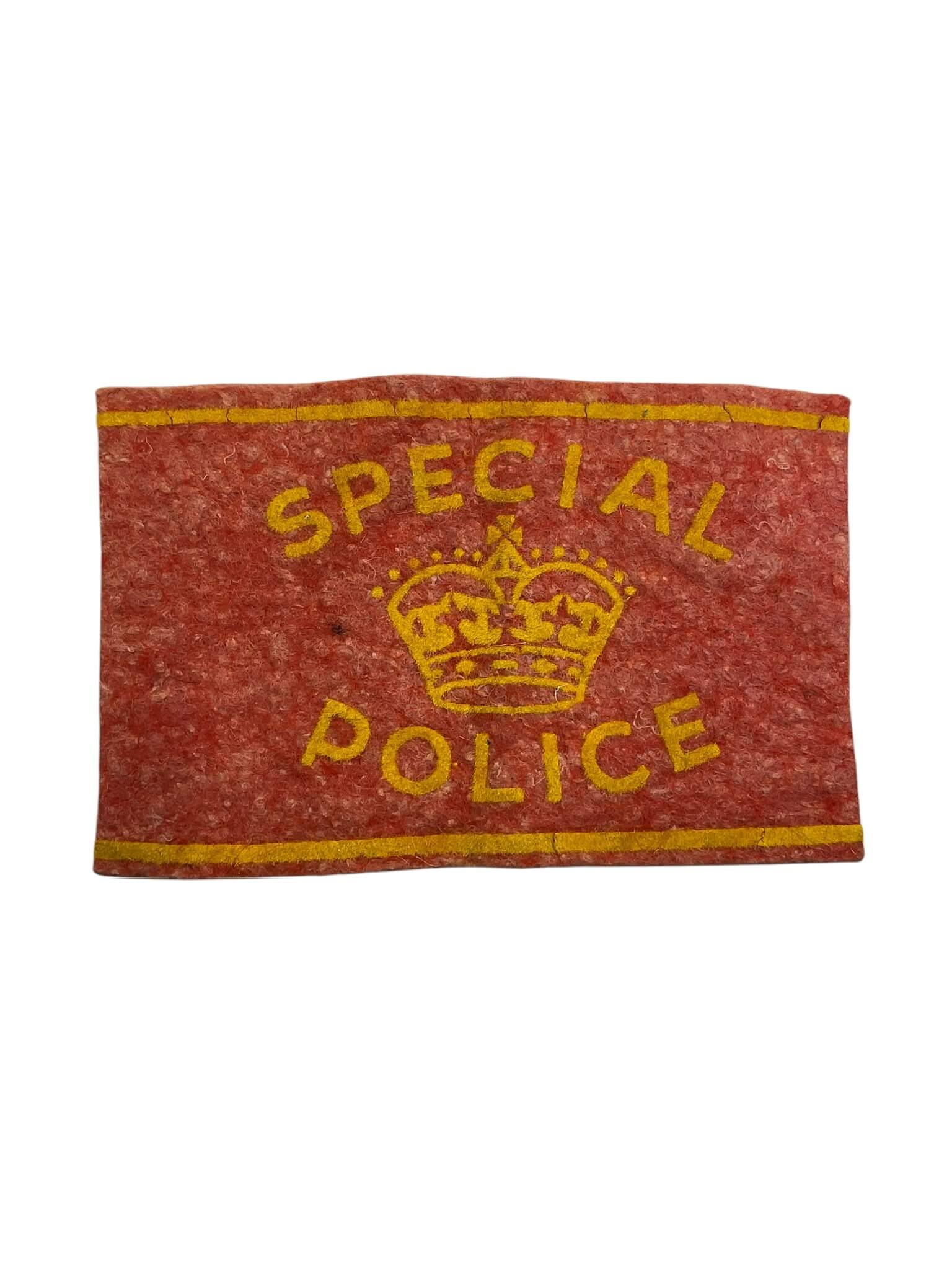 Canadian Special Police Red Armband Vintage Canadian Special Police Red Armband Vintage