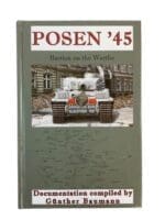WW2 German Posen 45 Bastion on the Warthe New Hardcover Reference Book