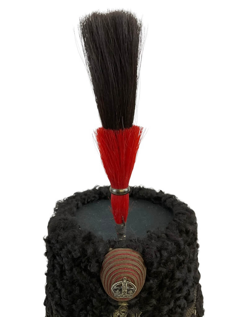 Canadian Winnipeg Rifles Officers Astrakhan Busby Hobsons with Cap Cords Canadian Winnipeg Rifles Officers Astrakhan Busby Hobsons with Cap Cords