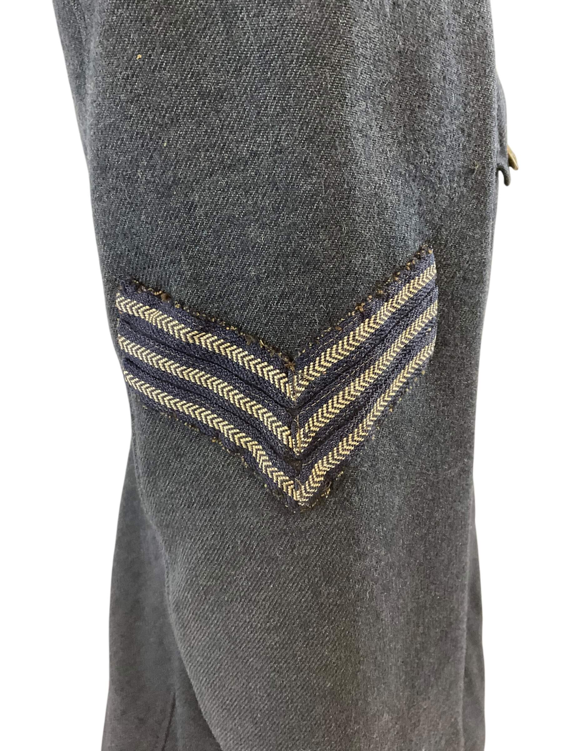 WW2 Canadian RCAF 4 Pocket Sgt Service Dress Named Bill Johnson WW2 Canadian RCAF 4 Pocket Sgt Service Dress Named Bill Johnson