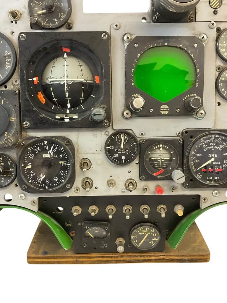 US USN USMC A4 Skyhawk Instrument Panel Complete Original US USN USMC A4 Skyhawk Instrument Panel Complete Original