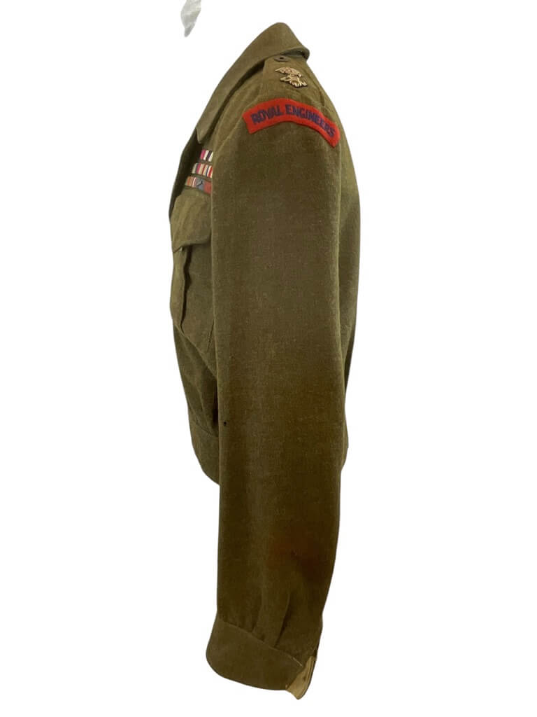 WW2 British Royal Engineers Lt Col Battle Dress Airborne Qualified Decorated WW2 British Royal Engineers Lt Col Battle Dress Airborne Qualified Decorated