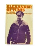 WW2 British Alexander of Tunis As Military Commander Used Hardcover Reference Book